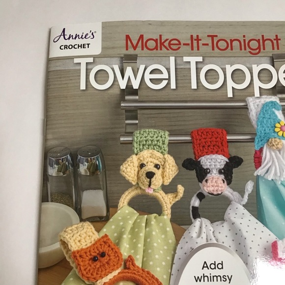 Annie's Crochet Make-It-Tonight: Towel Toppers 12 Yarn Patterns Guide Paperback - Picture 3 of 10